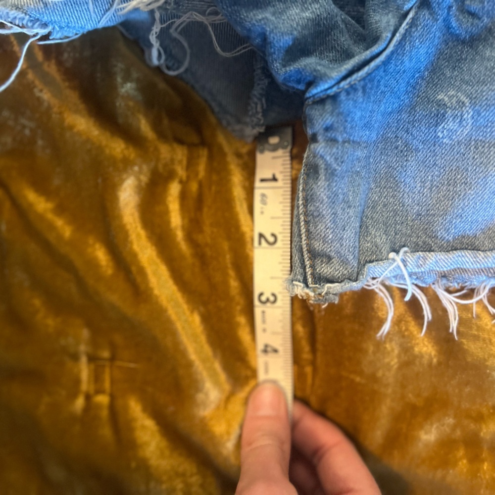 Lucky Cutoff Distressed Jean Shorts 6 - Picture 7 of 8